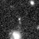 F200W image, 3.2 arcsec across, north up