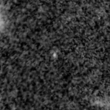 F150W image, 3.2 arcsec across, north up