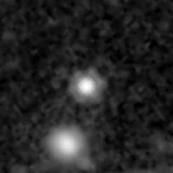 F444W image, 3.2 arcsec across, north up