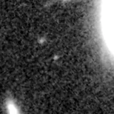 F150W image, 3.2 arcsec across, north up