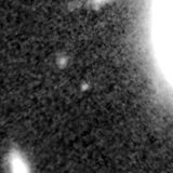 F200W image, 3.2 arcsec across, north up