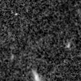 F115W image, 3.2 arcsec across, north up