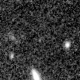 F200W image, 3.2 arcsec across, north up