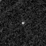 F150W image, 3.2 arcsec across, north up