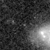 F090W image, 3.2 arcsec across, north up