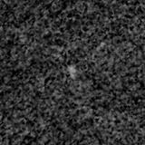 F115W image, 3.2 arcsec across, north up