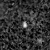 F277W image, 3.2 arcsec across, north up