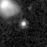 F444W image, 3.2 arcsec across, north up