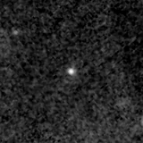 F150W image, 3.2 arcsec across, north up
