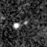 F277W image, 3.2 arcsec across, north up