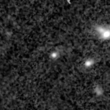 F200W image, 3.2 arcsec across, north up