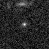 F200W image, 3.2 arcsec across, north up