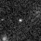 F200W image, 3.2 arcsec across, north up