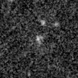 F200W image, 3.2 arcsec across, north up