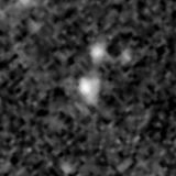 F277W image, 3.2 arcsec across, north up