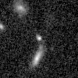 F150W image, 3.2 arcsec across, north up