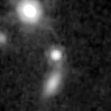 F444W image, 3.2 arcsec across, north up