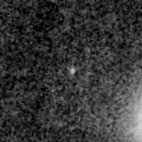 F150W image, 3.2 arcsec across, north up