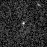 F090W image, 3.2 arcsec across, north up