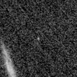 F115W image, 3.2 arcsec across, north up