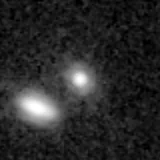 F444W image, 3.2 arcsec across, north up