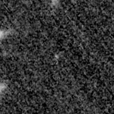 F200W image, 3.2 arcsec across, north up