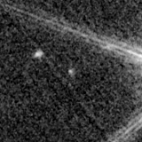 F115W image, 3.2 arcsec across, north up
