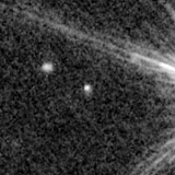 F150W image, 3.2 arcsec across, north up