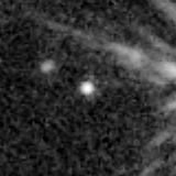 F356W image, 3.2 arcsec across, north up
