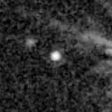 F444W image, 3.2 arcsec across, north up