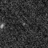 F115W image, 3.2 arcsec across, north up