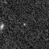 F150W image, 3.2 arcsec across, north up