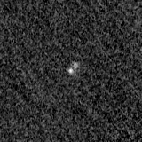 F150W image, 3.2 arcsec across, north up