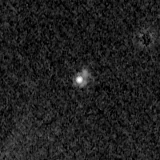 F200W image, 3.2 arcsec across, north up