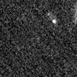 F115W image, 3.2 arcsec across, north up