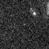 F150W image, 3.2 arcsec across, north up