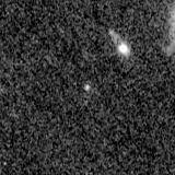 F200W image, 3.2 arcsec across, north up