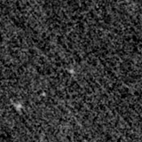 F200W image, 3.2 arcsec across, north up