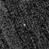 F150W image, 3.2 arcsec across, north up