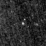 F150W image, 3.2 arcsec across, north up