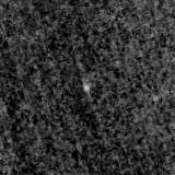 F200W image, 3.2 arcsec across, north up