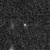 F200W image, 3.2 arcsec across, north up