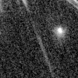 F200W image, 3.2 arcsec across, north up