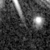 F277W image, 3.2 arcsec across, north up