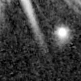 F356W image, 3.2 arcsec across, north up