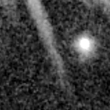 F444W image, 3.2 arcsec across, north up
