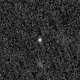 F200W image, 3.2 arcsec across, north up