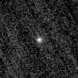 F090W image, 3.2 arcsec across, north up