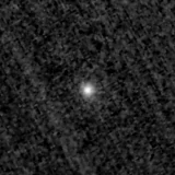 F150W image, 3.2 arcsec across, north up