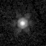 F444W image, 3.2 arcsec across, north up